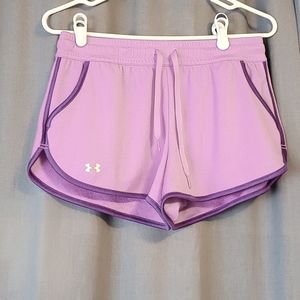 Under Armour Lavender Purple running shorts size small